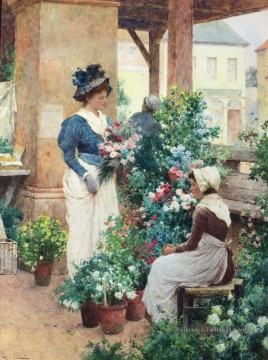 Le Fleuriste Alfred Glendening JR femmes Peinture à l'huile